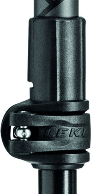 Leki Makalu Lite bastoncini da trekking 100 - 135 cm, arancio-nero-antracite scuro