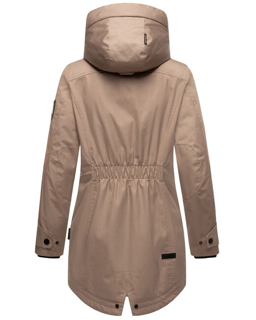 Navahoo Brinjaa giacca softshell transitoria da donna, grigia tortora