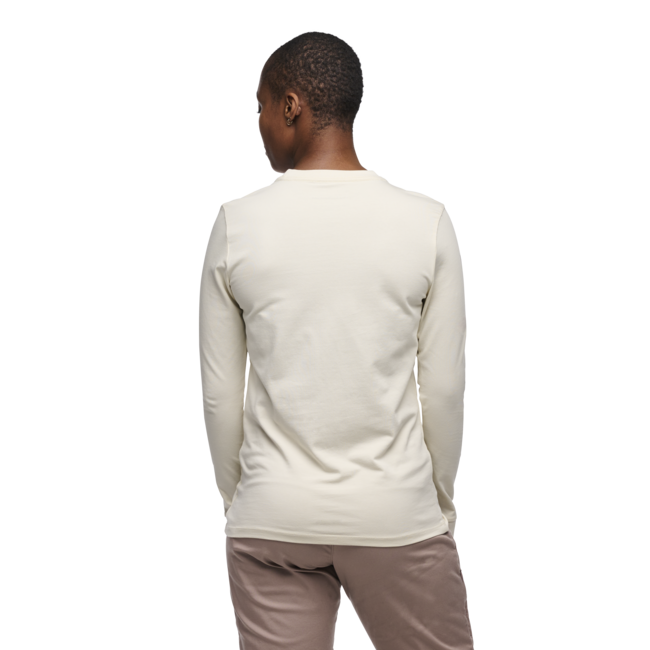 Black Diamond Heritage Wordmark Μακρυμάνικο Μπλουζάκι γυναικείο, off white