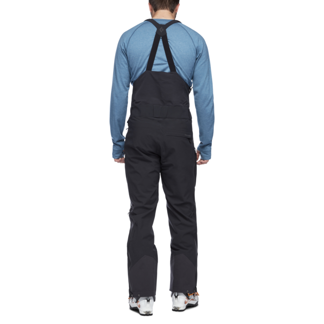Black Diamond Recon Stretch salopette da uomo, nero