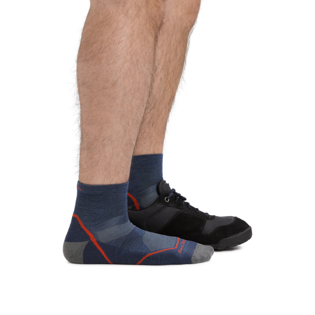 Darn Tough Light Hiker 1/4 leggero calzini con cuscino, denim