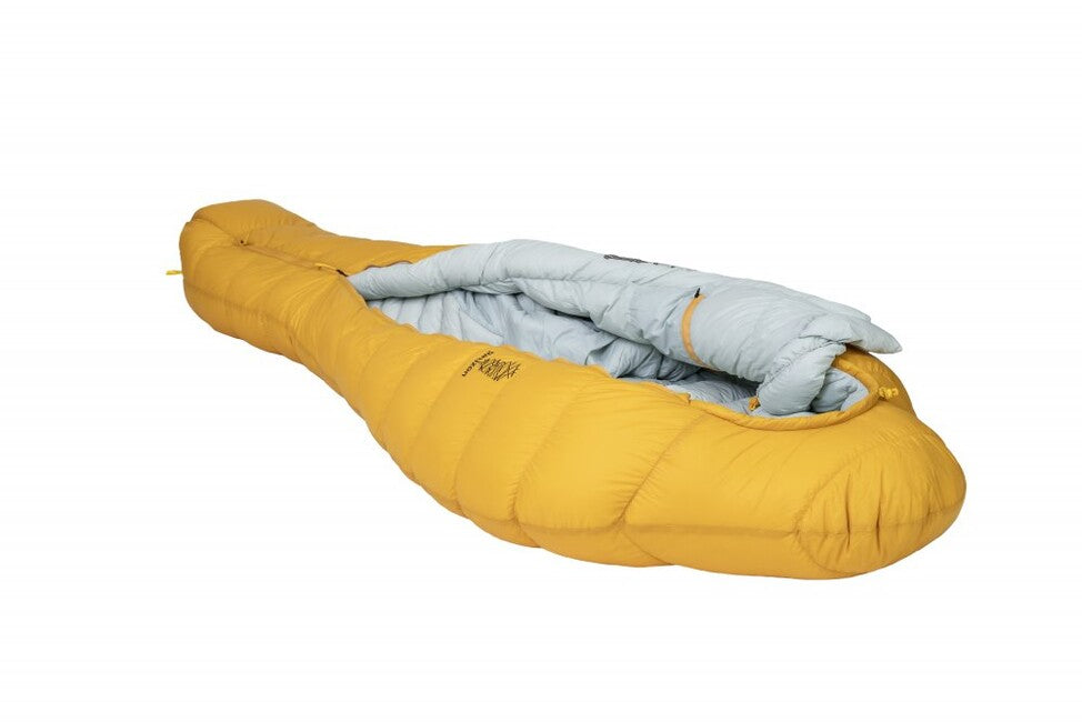 Patizon Ultralight G400 L sacco a pelo tre stagioni sinistra, oro/argento