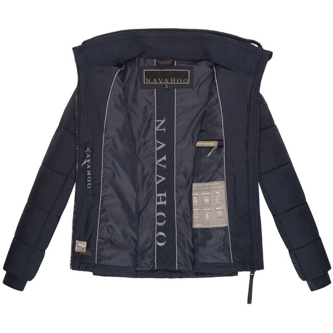 Navahoo Liebesfee giacca invernale da donna, blu navy