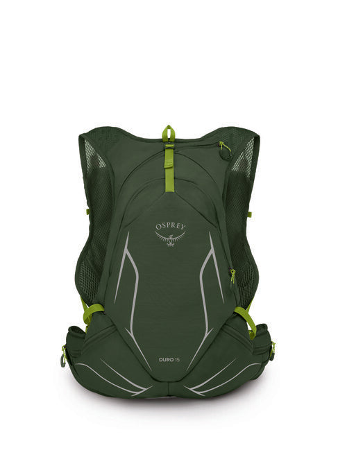 Osprey Duro 15 Running Backpack, Seaweed Green/Lemon