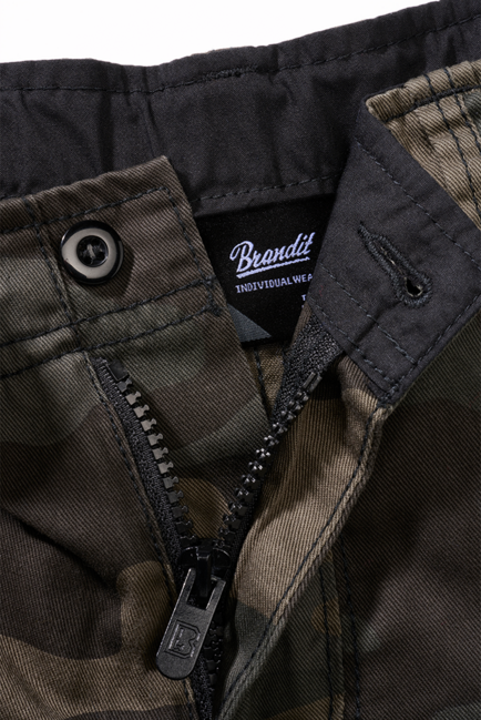 Brandit Urban Legend pantaloncini da bambino, darkcamo
