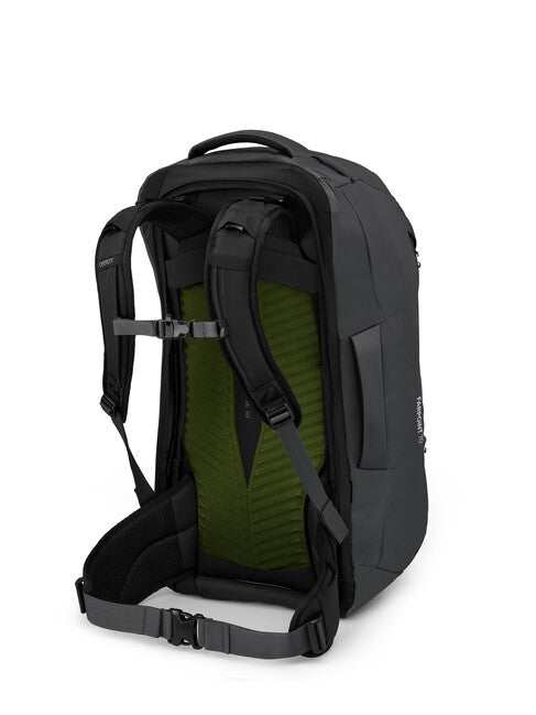 Osprey Farpoint 70 zaino da viaggio, grigio visione tunnel