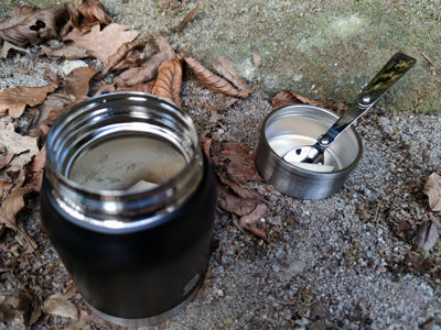 Origin Outdoors Θερμός Ανοξείδωτος Χάλυβας, Μαύρο, 0.72L