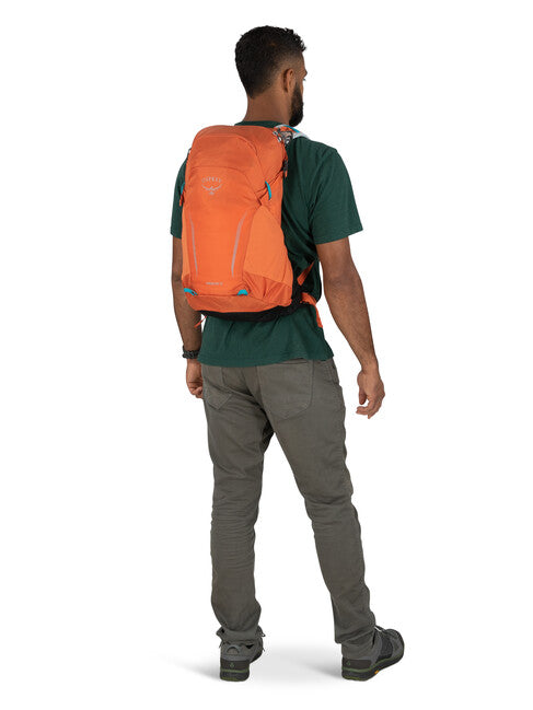 Osprey Hikelite 18 zaino da trekking, koi orange/blue venture