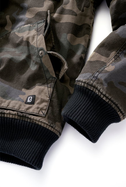 Brandit Bronx giacca, camoscio scuro