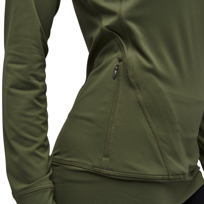 Black Diamond Alpenglow felpa da donna, tundra