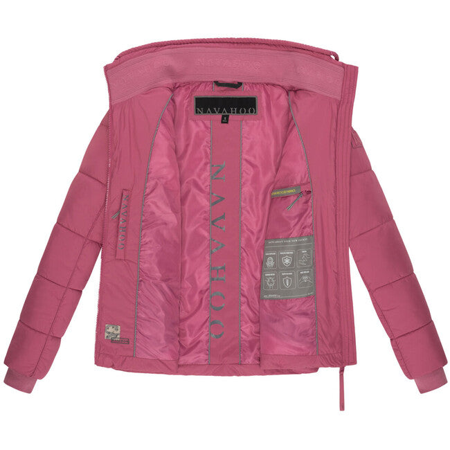 Navahoo Liebesfee giacca invernale da donna, berry rouge