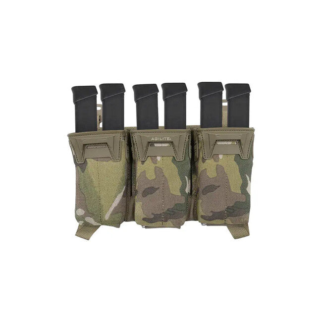 Agilite Custodia per caricatori Pincer Triple, multicam