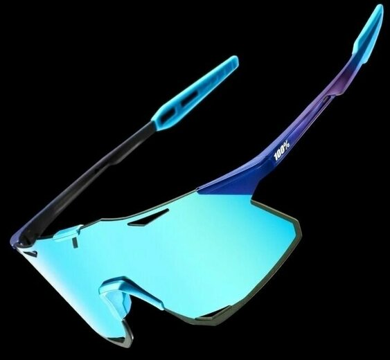 100% Hypercraft occhiali da sole, nero opaco