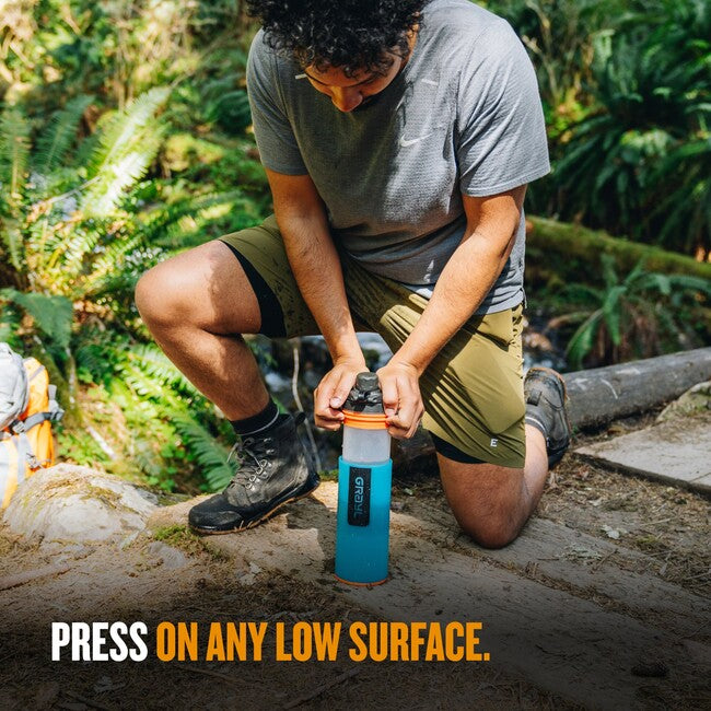 Grayl GeoPress bottiglia con filtro, bali blue