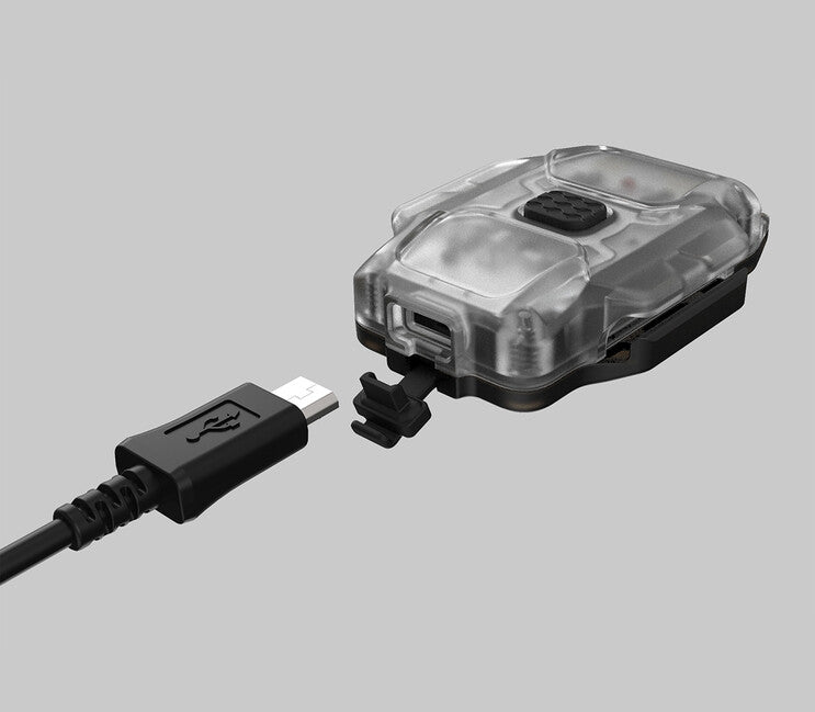 ArmyTek F07001B torcia portatile blu cristallo led blu, trasparente