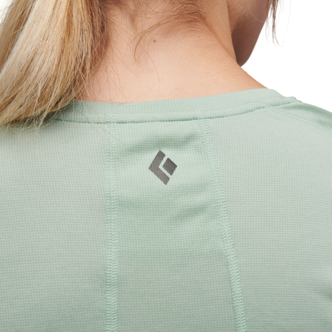 Black Diamond Lightwire Tech maglietta a maniche corte da donna, verde schiuma