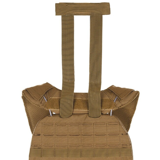 MFH Gilet tattico Laser MOLLE, marrone coyote