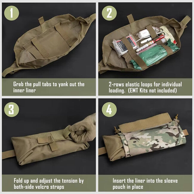 Leguon Saber borsa medica da cintura IFAK, coyote
