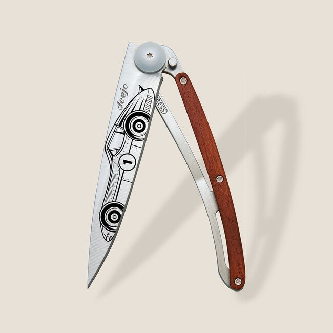 Deejo Tattoo Racing Car chiusura coltello