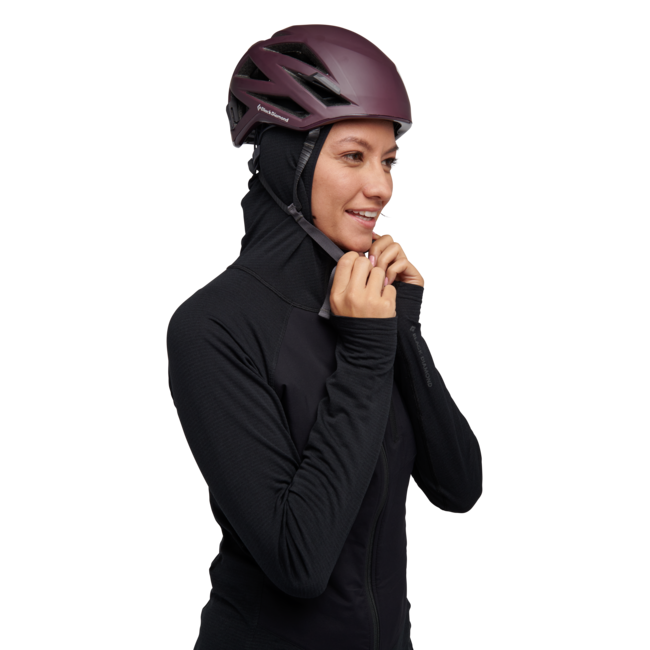 Black Diamond Coefficient Lt Felpa ibrida Donna, nera