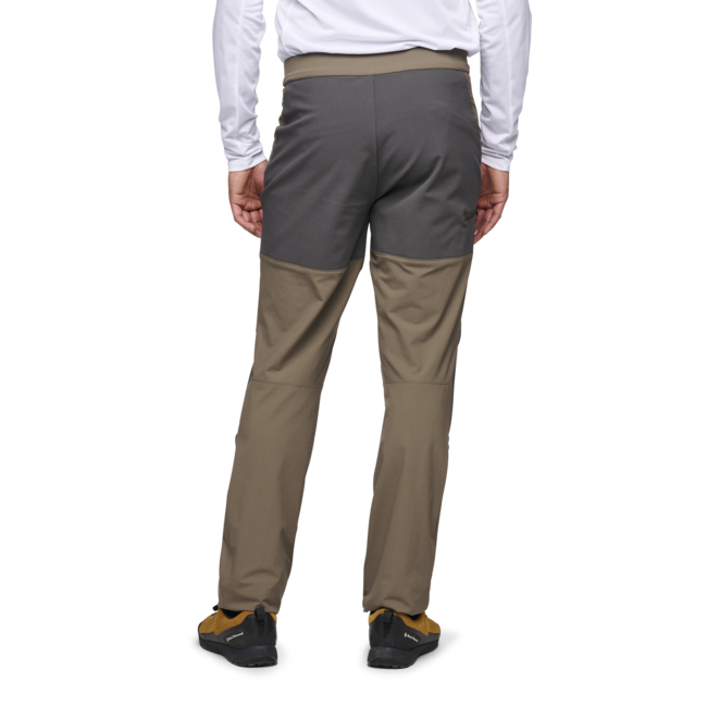 Black Diamond Alpine Hybrid pantaloni da uomo, noce-antracite