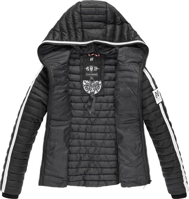Navahoo Kimuk Princess giacca transitoria da donna con cappuccio, nera