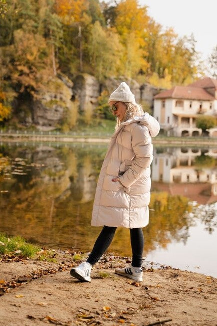 Husky Nerine cappotto imbottito da donna, beige
