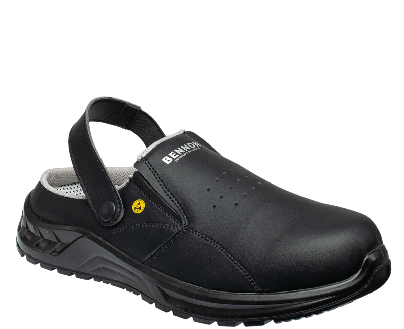 BENNON sandali da lavoro black sb esd slipper
