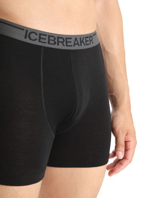 Icebreaker Anatomica boxer da uomo, nero