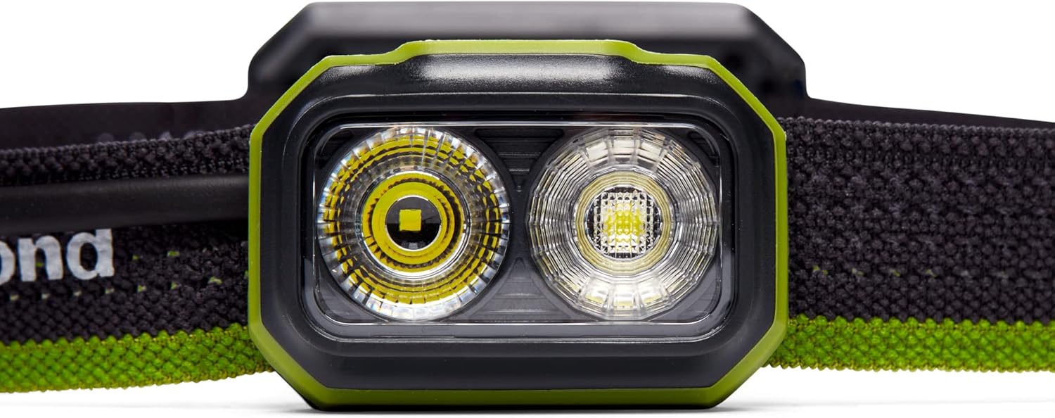 Black Diamond Onsight 375 lampada frontale honnold edtn, verde