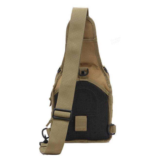 DRAGOWA Tactical Crossbody borsa a tracolla, koyote