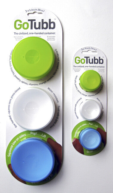 Humangear GoTubb set di scatole portaoggetti colorate m