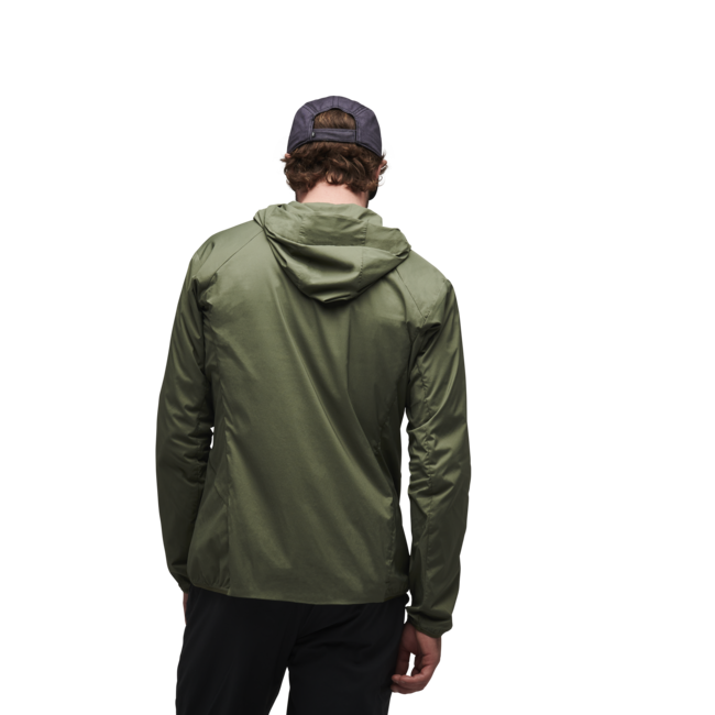 Black Diamond Alpine Start felpa con cappuccio isolata, tundra