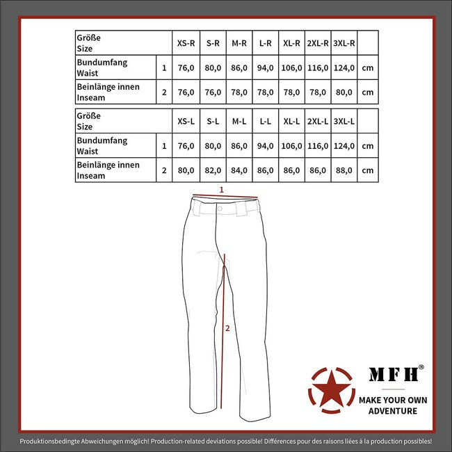 CZ Pantaloni da campo, m 95 cz camo