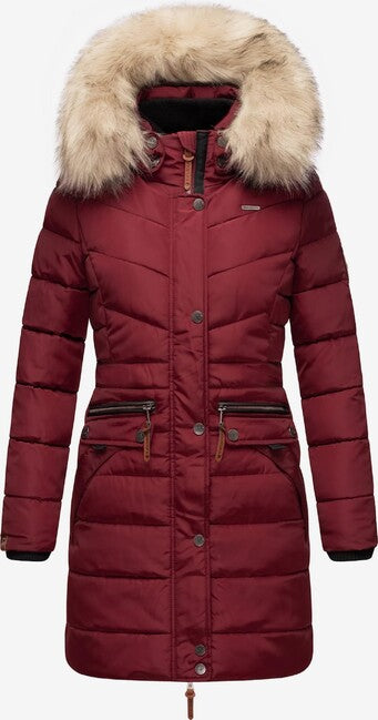 Navahoo Paula parka invernale da donna con cappuccio, bordeaux