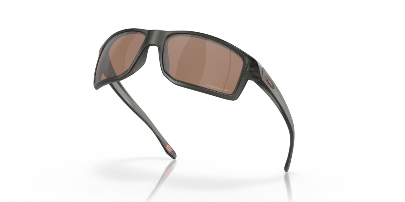 Oakley Gibston Sunglasses, Matte Grey Smoke Frame, Prizm Tungsten Polarized Lenses, 61
