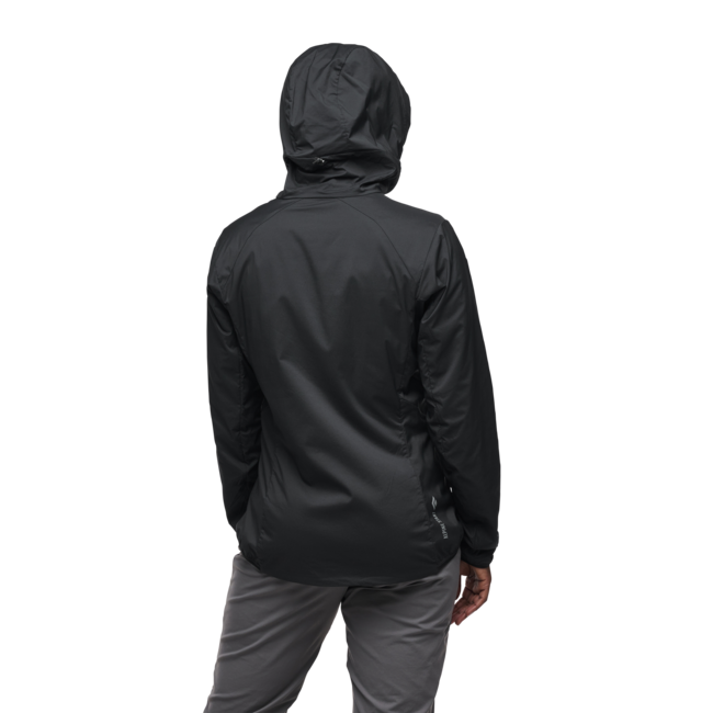 Black Diamond Alpine Start felpa con cappuccio isolante da donna, nera