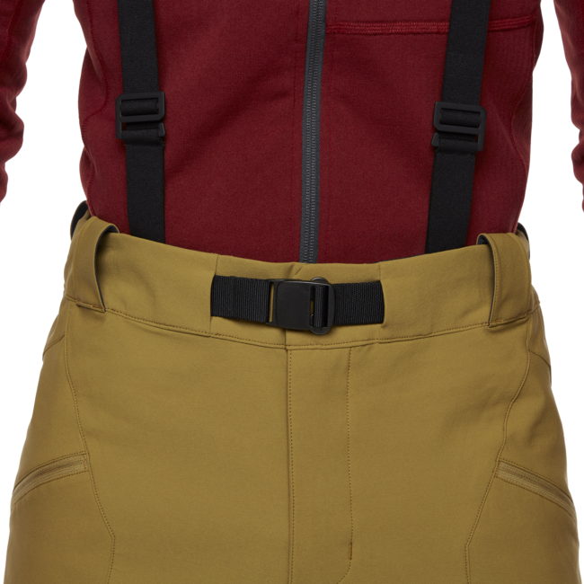 Black Diamond Dawn Patrol Hybrid pantaloni da uomo, curry scuro