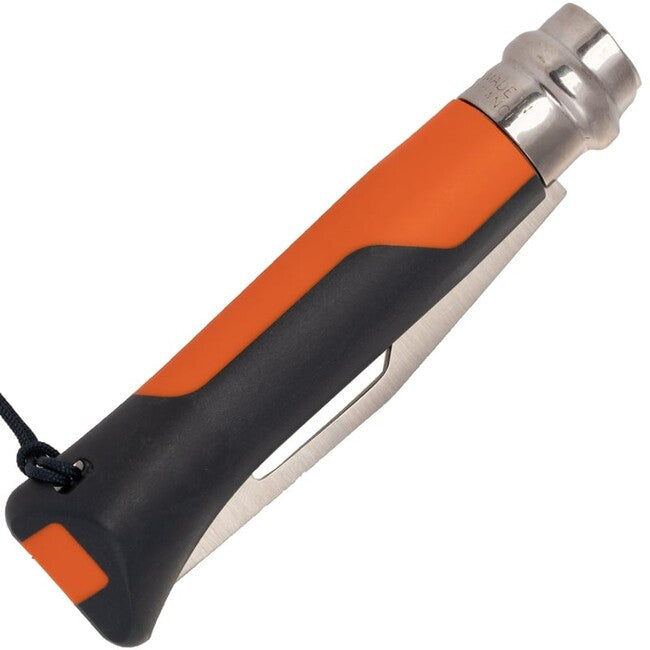 Opinel N°08 coltello pieghevole inox outdoor, arancione