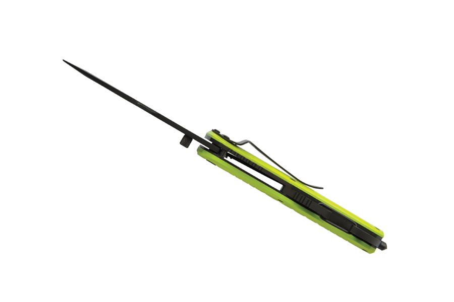 Baladeo ECO201 coltello di salvataggio di emergenza, giallo riflettente
