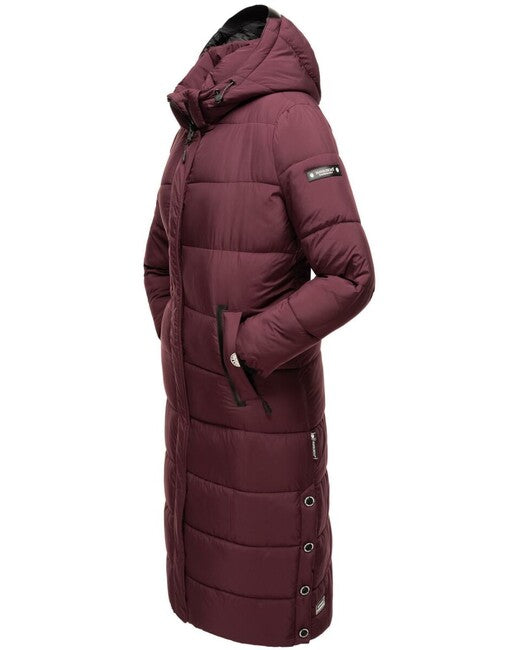 Navahoo Isalie giacca invernale lunga da donna, vino