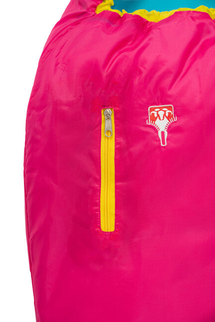 Grüezi-Bag Kids sacco a pelo colorato Grüezi Kids rosa