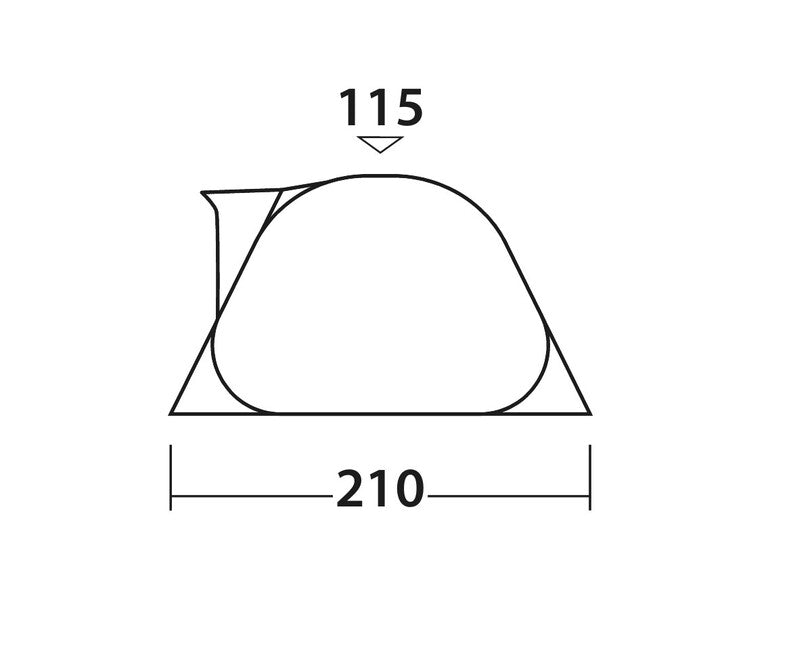 Easy Camp Flameball 300 tenda pop-up EasyCamp 3 persone