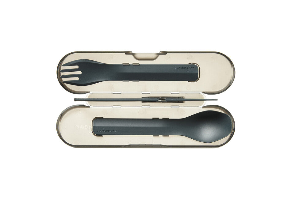 Humangear GoBites TRIO posate, grigio
