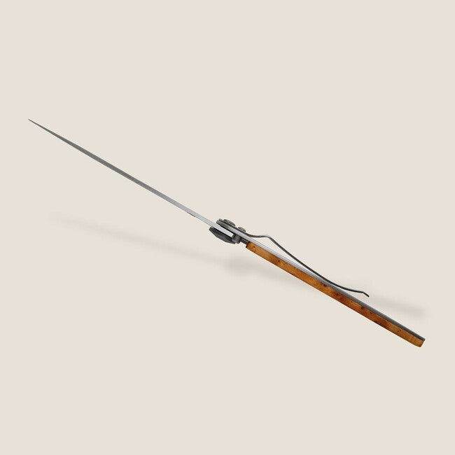 Deejo Serration titanio legno Cervo coltello di chiusura