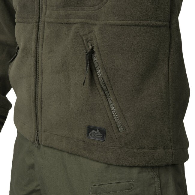 Helikon-Tex Infantry giacca in pile, nero woodland, 330g/m2