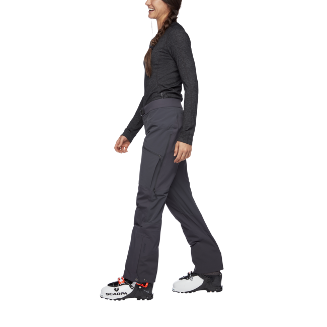 Black Diamond Dawn Patrol pantaloni ibridi da donna , carbonio