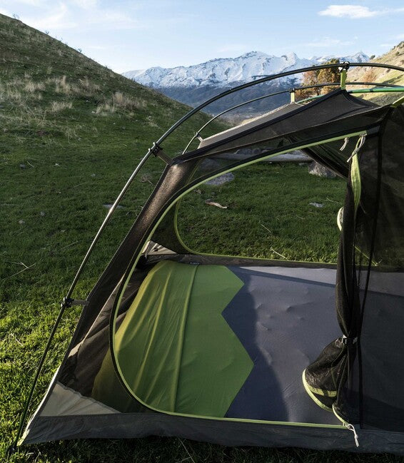 Klymit Coperta protettiva e doppio lenzuolo a V per navicella, grigio-verde