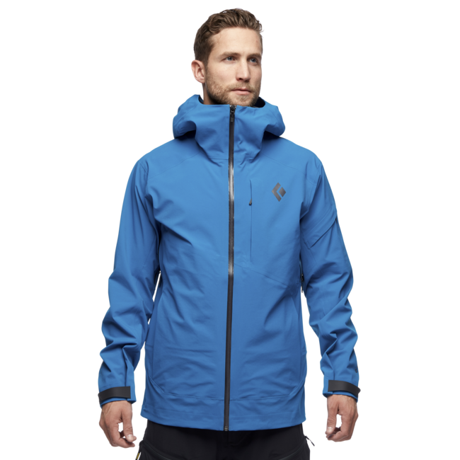 Black Diamond Recon Stretch ski shell da uomo, kingfisher