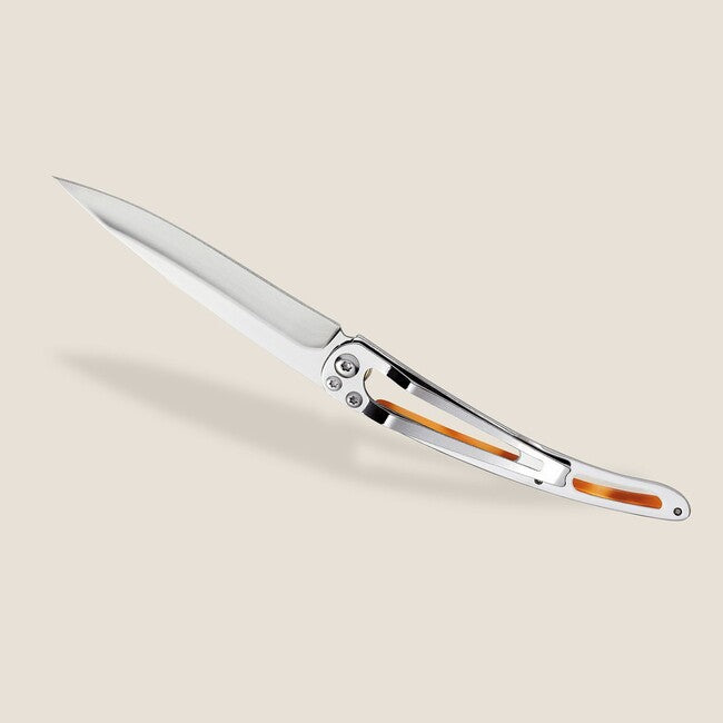 Deejo Tattoo Specchio di tartaruga Guscio di tartaruga Terra Incognita coltello di chiusura